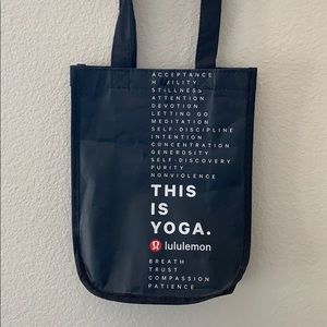 Reusable Lululemon tote